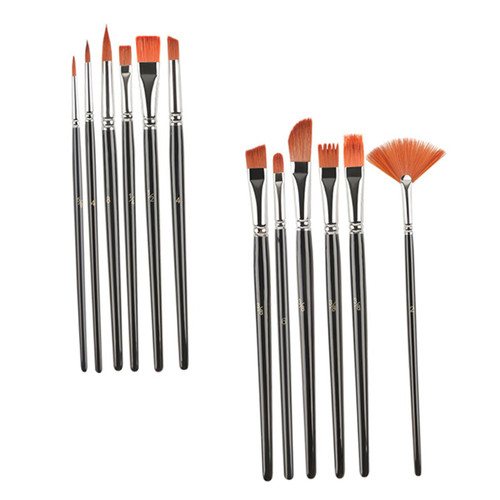 SEWACC 12pcs Oil Paintbrush Synthetic Paint Brush Kids Kits Oil Brushes Artist Painting Brush Art Paint Brush Kids Paint Brushes Drawing Brushes Watercolor Painting Child Wall Paint Wood SEWACC 12pcs Oil Paintbrush Synthetic Paint Brush Kids Kits Oil Brushes Artist Painting Brush Art Paint Brush Kids Paint Brushes Drawing Brushes Watercolor Painting Child Wall Paint Wood