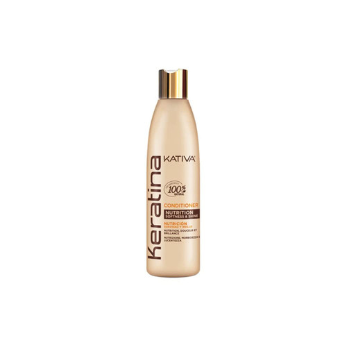 KATIVA Keratin Conditioner (8.45 Fl Oz), Rebuild & Strengthen Damaged Hair, with Hydrolyzed Keratin & Ceramides for Soft, Shiny and Nourished Hair, Sulfate Free, Gluten Free, Paraben Free, Salt Free