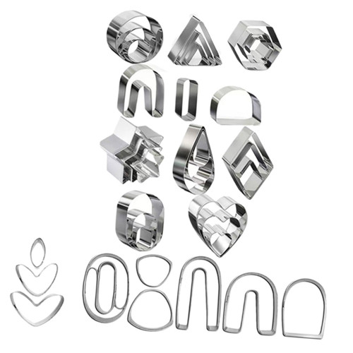 EXCEART 1 Set Handmade Earring Mold Pottery Cutters Earring Making Supplies Polymer Clay Cutters Polymer Cutters Polymer Clay Molds Clay Craft Cutting Metal Toolkit Stainless Steel