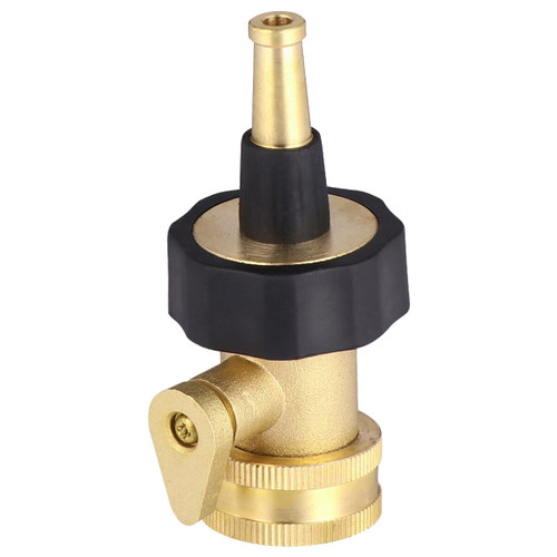 MERRYHAPY Watering Sprinkler Lawn Irrigation Hose Head Sprinkler Kit Garden Rotating Hose Head Nozzle Rotary Sprinkler Head Water Hose Nozzle Sweeper to Rotate Shut Off Valve High Pressure