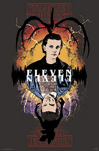 Trends International Stranger Things 2-Eleven Flip Mount Bundle Wall Poster 22.375" x 34" Multi