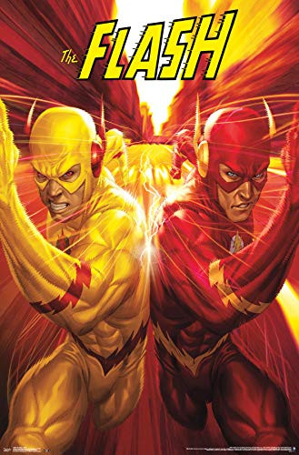 Trends International The Flash-Race Mount Bundle Wall Poster 22.375" x 34" Multi