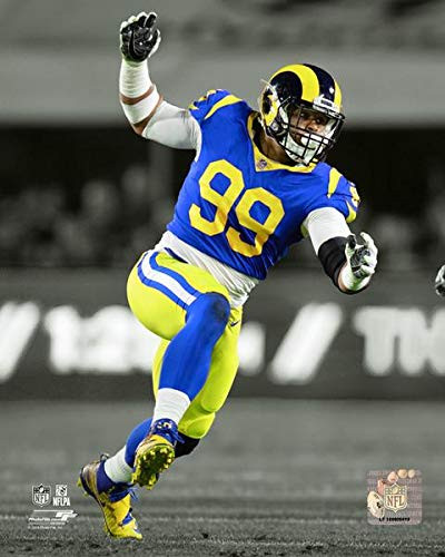 Aaron Donald Los Angeles Rams 2018 Spotlight Action Photo (Size: 8" x 10")
