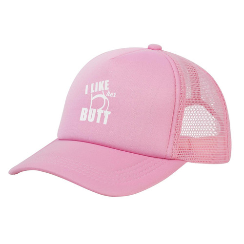 wikjxiz I Like Her Butt Men/Women Adjustable Mesh Hat Dad Hats Funny Baseball Cap Outdoor Sports Caps Pink wikjxiz I Like Her Butt Men/Women Adjustable Mesh Hat Dad Hats Funny Baseball Cap Outdoor Sports Caps Pink