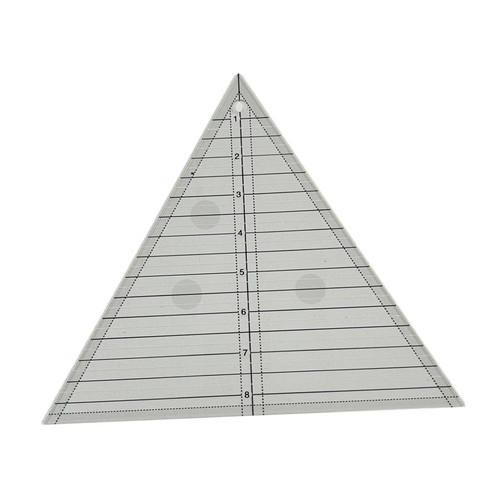 AMLESO 60 Degree Quilting Ruler Easy Patchwork and Quilting Rulers Triangle Shapes Ruler Sewing Templates Transparent Cut Sewing Tools