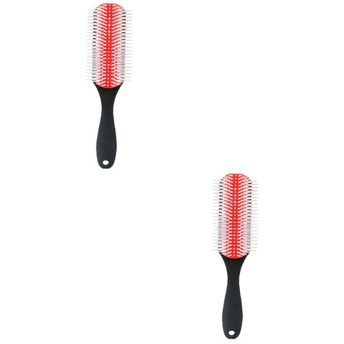 FOMIYES 2pcs Roll Hairdressing Comb Massage Comb Hair Styling Comb bamboo hair brush massage paddle Detangling Brush paddle brush Curly Hair brush detangler comb massage brush modeling man