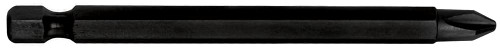 Century Drill & Tool 66302 Impact Pro #2 Phillips Power Screwdriving Bit, 3.5" long