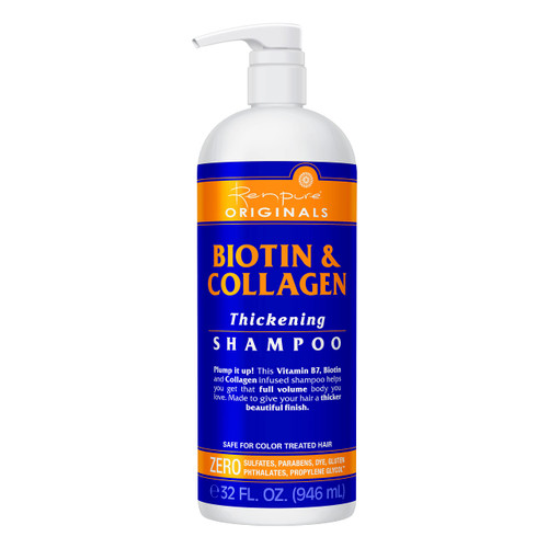 Renpure Originals Biotin & Collagen Thickening Shampoo, 32 Fl Oz (Pack of 1) Renpure Originals Biotin & Collagen Thickening Shampoo, 32 Fl Oz (Pack of 1)