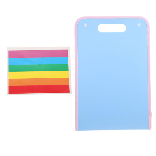 NUOBESTY Storage Bag Acordian Folder Multi- Layer File Organizer Receipt Container Portable File Folder Expanding Document Folder Business Portfolio Folder A4 Pocket Plastic Receipt Folder