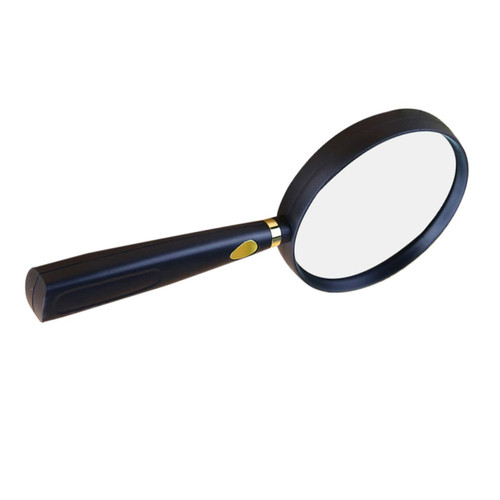 STOBOK Handheld Magnifying Glass Reading Magnifier Magnifying Newspaper Magnifier Science Magnifying Glass for Reading Tools Magnifiers Repair Magnifier Tool Elder Stationery Jewelry Abs