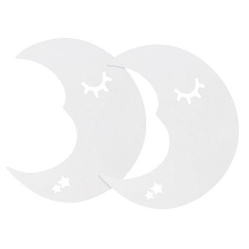 FUNOMOCYA 2pcs Mirror Wall Stickers Room Decor Wall Decor for Bedroom Living Room Wall Decor Spiritual Decor Mirror Stickers for Walls Mirror Decals Wavy Mirror 3D Acrylic Wall Mirror Moon