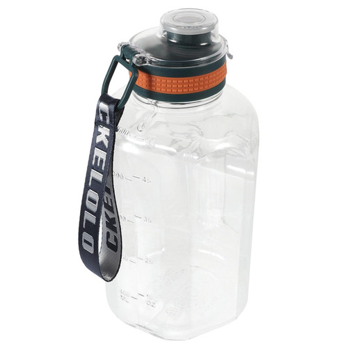 Kichvoe Sports Water Bottle, Large Plastic Water Bottle 1.6 L Portable Sports Drinking Travel Water Bottle Camping Water Jug for Gym Cycling Hiking Sports
