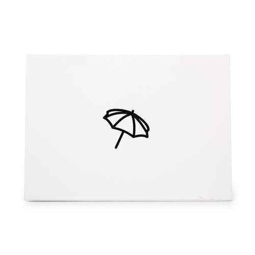 Beach Umbrella Parasol Umbrella Rain, quality rubber stamp, ideal for crafts scrapbooking invitations cards and tags CCSTA-19476