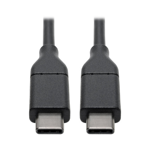Tripp Lite USB 2.0 USB C Hi-Speed Cable w/ 5A Rating 20V M/M USB Type C USB-C Charging 3ft 3' (U040-003-C-5A)