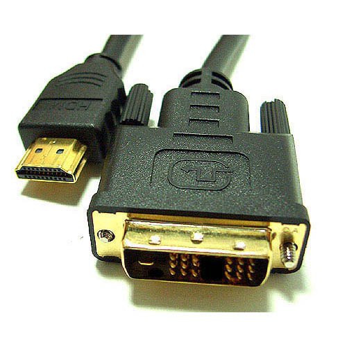 Zagall HDMI Male to DVI-D Male Single Link Cable - 15 Feet (V1.3) Zagall HDMI Male to DVI-D Male Single Link Cable - 15 Feet (V1.3)
