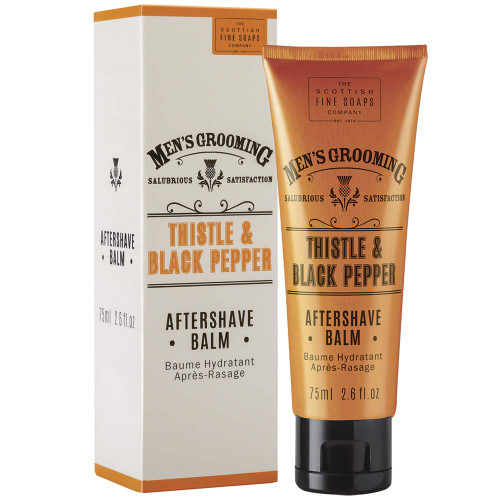 Scottish Fine Soaps Thistle and Black Pepper Aftershave Balm Scottish Fine Soaps Thistle and Black Pepper Aftershave Balm