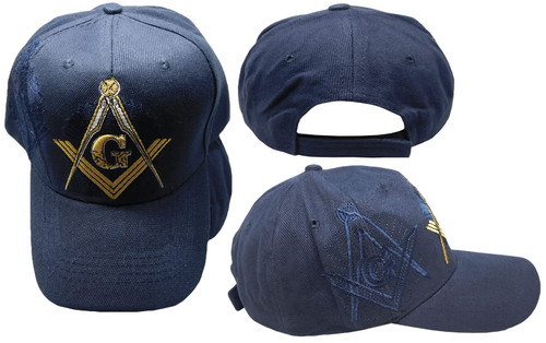 Trade Winds Mason Masons Freemason Masonic Emblem Navy Blue with Shadow Adjustable Embroidered Cap Hat Trade Winds Mason Masons Freemason Masonic Emblem Navy Blue with Shadow Adjustable Embroidered Cap Hat