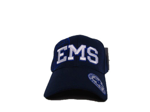 RFCO Embroidered Black EMS Medical Shadow Baseball Style Cap Hat