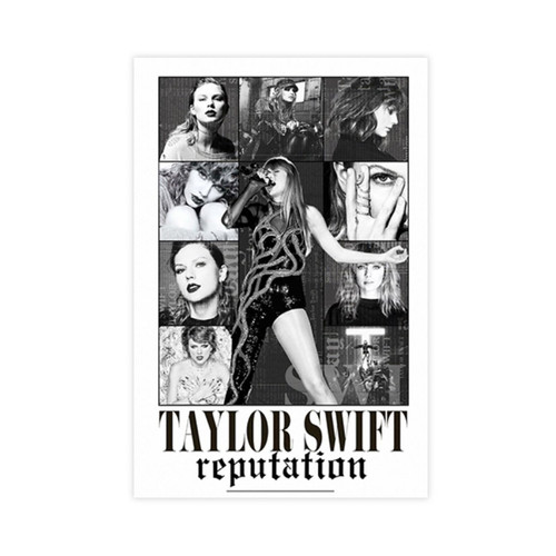Taylor Poster Swift Reputation Poster Canvas Poster Wall Art Decor Print Picture Paintings for Living Room Bedroom Decoration Unframe: Unframe:12x18inch(30x45cm)