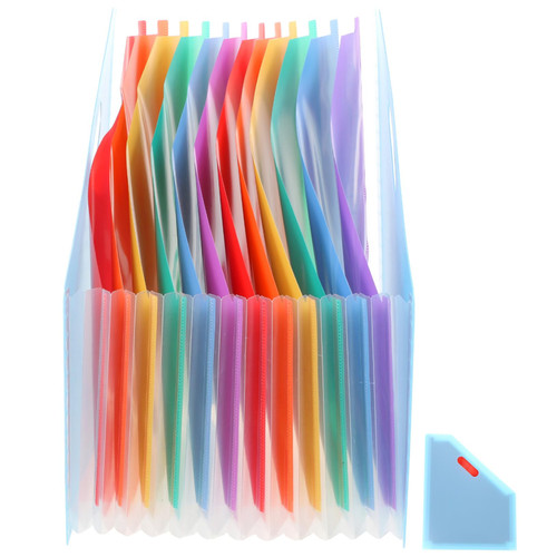 Ciieeo Organ Pack Folder Paper Organizer Folder Bulk Folders Plastic Folders Accordion File Folder Receipt Organizer Vertical File Folder Office Supplies Expanding Receipts Pocket Student
