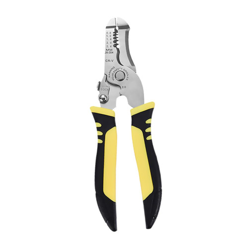 HEALEEP 1pc Wire Strippers Wire Pliers Multitools Wire Crimper Cable Stripper Cable Stripping Tool Cable Stripping Pliers Multipurpose Tool Crimper Tool Scissors Stainless Steel Electric