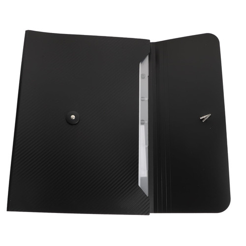 STOBOK 1pc Extension Folder Expanding Document Folder Document Folder Expandable Expanding File Wallet File Jackets Expandable Filing Folders Desktop File Folder Organ Bag Plastic Bill A4