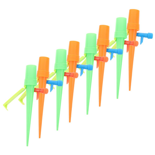 MERRYHAPY 12pcs Garden Water Dripper Automatic Waterers Automatic Watering Spikes Self Irrigation Device Watering Stake Auto Drip Irrigation System Plastic Plant Road Stud Vacation