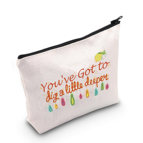 POFULL Frog Princess Gifts You've Got to Dig a Little Deeper Cosmetic Bag Fairy Tale Inspired Gift (Little Deeper Bag) POFULL Frog Princess Gifts You've Got to Dig a Little Deeper Cosmetic Bag Fairy Tale Inspired Gift (Little Deeper Bag)