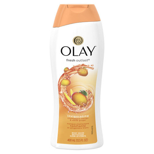 OLAY Fresh Outlast Champagne Mango White Ginger Body Wash 13.5 OZ/ 400 ML