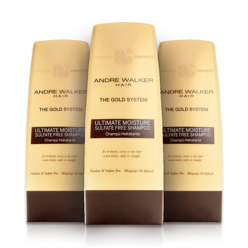 Andre Walker Hair - Ultimate Moisture Sulfate Free Shampoo 3 Pack (8.5 Fl Oz)