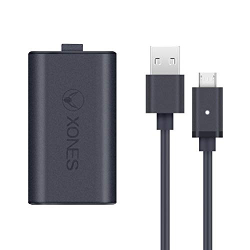 Xbox one Battery Pack, Honwally 1200mAh Rechargeable Lithium ion Battery, Play and Charge kit for Xbox one/Xbox Ones/Xbox X Wireless Controller Allow You Check The Battery Status