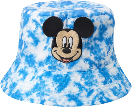 Disney Boys' Mickey Mouse & Cars Lightning McQueen Bucket Hat - Reversible Sun Hat (Age: 12 Months - 7), Size 12-24 Months, Mickey Mouse Bucket Hat Tie Dye