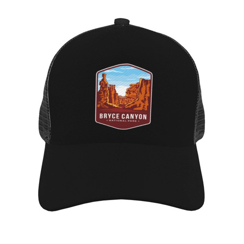 Mens Baseball Cap Hiking Mesh Caps Women Trendy Trucker Hat Bryce Canyon National Park Hat