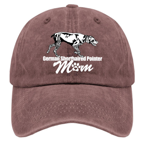 Mother Gifts German Shorthaired Pointers Mom Dad Hat Baseball Caps for Women 90s Vintage Washed Cotton Adjustable Hat