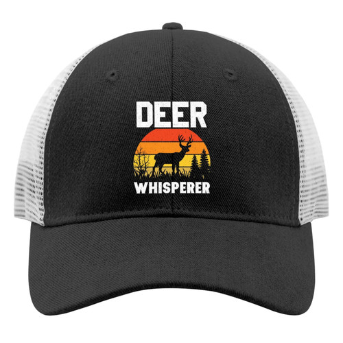 Deer Whisperer Hats for Women Baseball Cap Deer Vintage Hats for Men's Funny Cap Light Weight Ponytail Baseball Hat