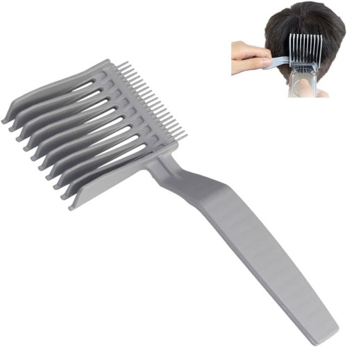 Blending Fade Combs for Barbers,Flat Top Hair Cutting Comb,Ergonomic Curved Positioning Comb,Gradienter Design Barber Fade Combs for Salon Hairdressing for Barber or at Home (2pc)