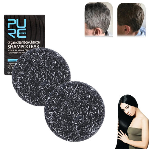 liucocotos Calimerc Sundaz Pure Gray Hair Reverse Bar, Daizymeus Soap, Dark Shampoo Bar For Grey Hair For Women And Men, Mane Gray Reverse Bar (2PCS)