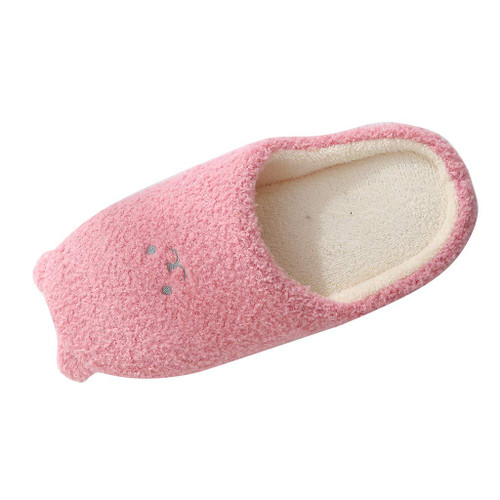 FAMOORE Slipper Booties for Women Indoor Soft Sole Slippers Indoor Slippers Women's slipper Hippo Slippers for Women (Red, 6-6.5)