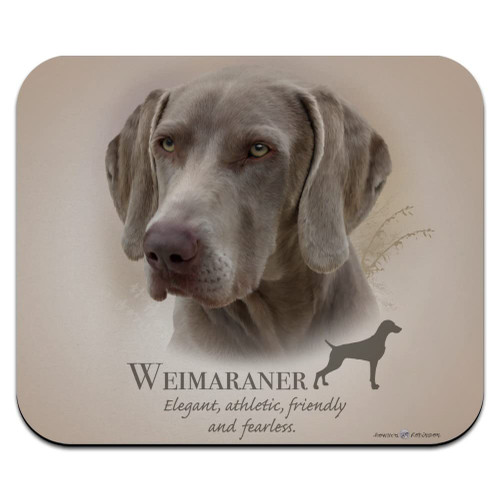 Weimaraner Dog Breed Low Profile Thin Mouse Pad Mousepad