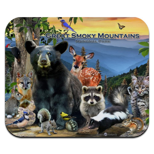 Great Smoky Mountains National Park Animals North Carolina Tennessee Low Profile Thin Mouse Pad Mousepad Great Smoky Mountains National Park Animals North Carolina Tennessee Low Profile Thin Mouse Pad Mousepad