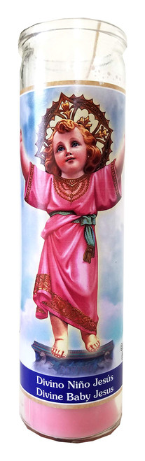 Divine Baby Jesus (Divino Nino Jesus) Red Devotional Candle