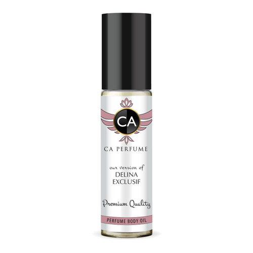 CA Perfume Impression of Delina Exclusif For Women Replica Fragrance Body Oil Dupes Alcohol-Free Essential Aromatherapy Sample Travel Size Concentrated Long Lasting Attar Roll-On 0.3 Fl Oz/10ml CA Perfume Impression of Delina Exclusif For Women Replica Fragrance Body Oil Dupes Alcohol-Free Essential Aromatherapy Sample Travel Size Concentrated Long Lasting Attar Roll-On 0.3 Fl Oz/10ml