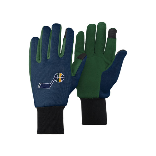 FOCO Utah Jazz NBA Colored Texting Utility Gloves