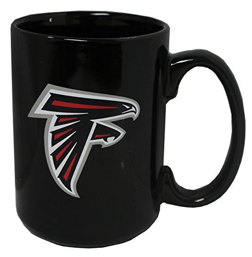 Memory Company Atlanta Falcons 15oz Black Ceramic Coffee Mug