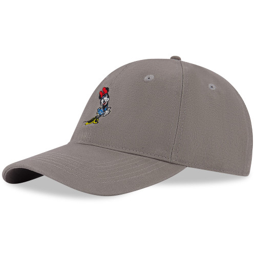 Disney Women's Baseball Cap, Minnie Mouse Adjustable Hat for Adult, Warm Grey, One Size