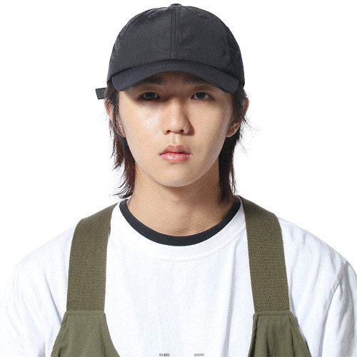 Croogo Unstructured Quick Dry Hat Sun Protective Outdoor Sports Cap Curved Brim 6 Panel Hat Plain Baseball Cap,Black-GD52
