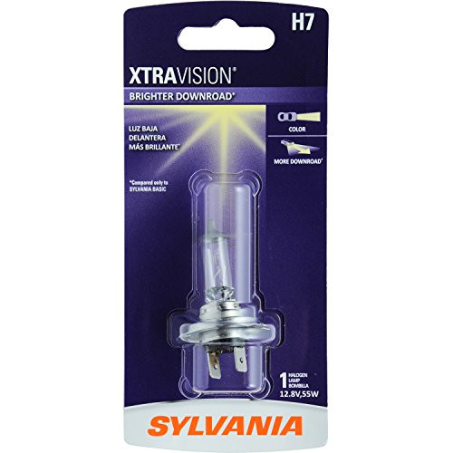 SYLVANIA - H7 XtraVision - High Performance Halogen Headlight Bulb, High Beam, Low Beam and Fog Replacement Bulb (Contains 1 Bulb) SYLVANIA - H7 XtraVision - High Performance Halogen Headlight Bulb, High Beam, Low Beam and Fog Replacement Bulb (Contains 1 Bulb)