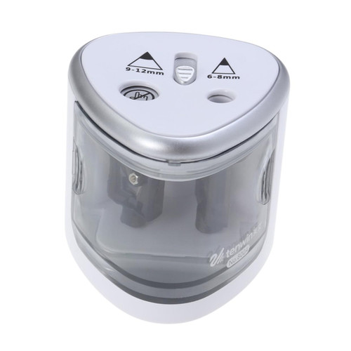 KALLORY Electric Electric Pencil sharpeners Heavy Pencil Sharpener Electric Pencil Sharpener Pencil Automatic Pupils Stationery Dual Holes Pencil Sharpener Mechanical Pencil