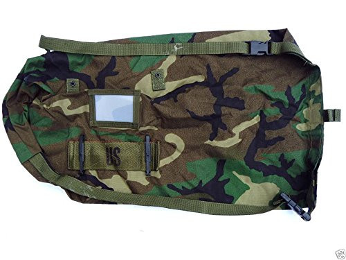 Military Outdoor Clothing Previously Issued US GI Woodland Camo NBC Bags