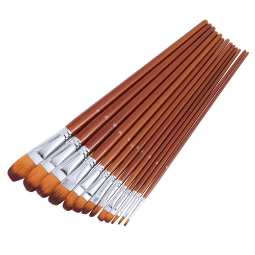 COHEALI 13pcs Art Paint Brushes Oil Paint Brushes Nylon Long Paintbrush Watercolor Brush Pointed Tip Paint Brushes Art Drawing Supplies Acrylic Paint Brush Painting COHEALI 13pcs Art Paint Brushes Oil Paint Brushes Nylon Long Paintbrush Watercolor Brush Pointed Tip Paint Brushes Art Drawing Supplies Acrylic Paint Brush Painting